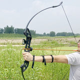30-40lbs Recurve Bow Straight Bow Left Right Hand Universal Powerful Archery Split Bow Accessories Outdoor Hunting Shooting