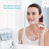 Oral Irrigator Water Pulse Flosser  Jet Teeth Cleaner Hydro Jet With 800Ml Water Tank &amp; Nozzle Tooth Care