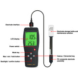 AS218 PH Quality Detector Meter Water Tester Digital Water Quality Monitor Tester for Pool Drinking Water Aquariums Fish Tank