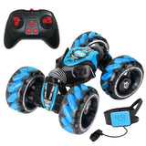 RC Car 4WD Radio Control Stunt Car Gesture Induction Twisting Off-Road Vehicle Drift RC Toys With Light & Music for Kids Gift