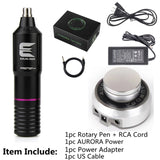 Brand New Complete Tattoo Kit Set Proton Rotary Tattoo Pen Machine With AURORA Power Supply For Beginer Tattoo Artist