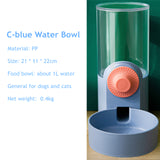 Pet Supplies 3.8L Large Capacity Pet Dog Cat Automatic Feeder Detachable Bowl Water Dispenser Food Feeding Device For Cat Dog