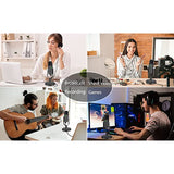 Microphone for Gaming,USB Microphone Kit for iPhone, PC/Mac Professional Plug&amp;Play Studio Microphone with Stand