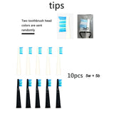 10pcs seago electric toothbrush heads Replacement Sonic Toothbrush Care 899 Set (10 heads) for SG910/507/958/515/949/575/551
