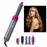 Electric Hair Dryer Blow Dryer Comb Rotating Hot Air Brush 5 In 1 Hairdryer Hair Blower Brush Hair Curler Curling Iron Styler