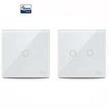 Smart Light Switch Touch Sensitive Wall Switch Home Automation Z Wave Wireless Smart Remote Control Light Switch