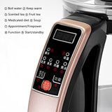 1.2L Electric Kettle Automatic Glass Health Preserving Pot Household Portable Mini Multi-function Cooker Tea Dessert Cooker