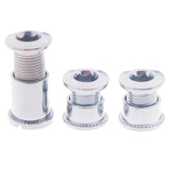 1PC Nail Plate Dental Plate Screws Steel Chainwheel Bolts Road Bike Crank Plate Crusset Nut Parts Bicycle Acc