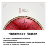 13 Inch 15 Tone Steel Tongue Drum Hand Drum  D Tone Ethereal Drum Yoga Meditation Percussion Instrument Bring Specialty Drum Bag