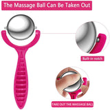 Hand-held Stainless Steel Ice Roller Massager With Handle Relieve Muscles And Invigorate Blood Circulation Soothing Health
