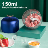 150ML Mini Wireless Electric Food Chopper Portable Vegetable Cooking Machine Silent And Powerful Chopper Juicer Blender Mixer