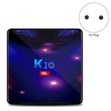 K10 Smart TV Box 4K 8K HD Android 9.0 Media Player 4GB Bluetooth 2.4G/5G Wifi 4.1 Set Top Box