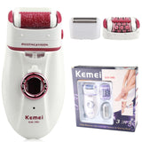 Original washable women epilator electric female facial body hair removal rechargeable leg bikini lady shaver callus remover