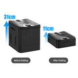 Travel Portable Car Emergency Toilet with cover Outdoor Folding Camping Toilet for Camping Hiking Boat Road Trips Beach