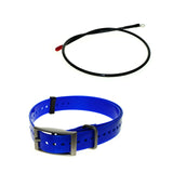 Long Range Replacement Antenna + Collar Strap for Garmin Astro 320 220 DC30 DC40 DC50 T5 TT10 TT15 T5Mini GPS Collars