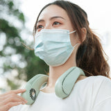 Portable Cooling Neck Fan Electric Summer Bladeless Mute USB Rechargeable For Outdoor Sports MIni Hanging Neck Ventilador