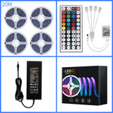 LED Strip Light RGB 5050 SMD DC12V Flexible LED Lamp Tape Ribbon 20M TV Desktop Screen BackLight led lights for room Diode Tape