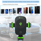 Dual Coil Wireless Car Charger,Compatible with MagSafe for Samsung Galaxy Z Flip3 5G,Fast Charging Air Vent Dashboard Windshiel