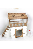 Terraced Layer Cat House Cat Play Areas Stepped Roofing Story Houses Playground Hot Houses for Cats Fun Toys