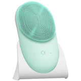 2 In 1 Cleaning Face Silicone Deep Cleansing Brush Massage Instrument Waterproof Hot Compress Essence Import Shrink Pores