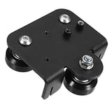 Aluminum X Carriage Plate with Wheels Back Support Plate for CR-10 CR-10S ENDER-3 ND998