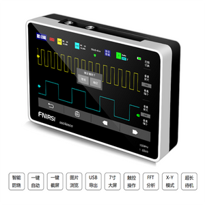 1013D flat plate digital oscilloscope handheld intelligent oscilloscope 100M bandwidth 1GS sampling dual channel oscilloscope