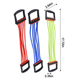 Profession Expander Resistance Bands Workout Chest Muscle Crossfit Resistance Band Can Removable Latex Tube Spring Exerciser