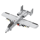 1211pcs A10 Thunderbolt II Attack Aircraft Building Block Model Compatible with Puzzle Assembly Fighter Toy Brick for Child