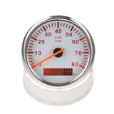 8000 rpm Tachometer Boat Car Marine Tacho Gauge with LCD Hourmeter 85mm Tachometer Diesel &amp;Gasoline Engine RPM Gauge 9~32V