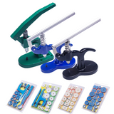 12 Dies Watch Case Press Tool Pro Watch Crystal Front Back Case Cover Screw Press Presser Close Watchmakers Repair Kit Tool