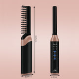 Hair Straightener Irons Comb Quick Beard Straightener Ceramic Hair Straightening  Hair Curling Machine
