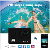 Ultra HD 4K / 30fps Original H9 / H9R Action Camera WiFi 2.0" 170D Underwater Waterproof Cam Helmet Vedio Sport pro outdoor Cam