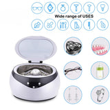 650ml Household Ultrasonic Cleaner 40KHz High Frequency 110V/ 220V Ultrasound Washing for Watches Jewelry Parts Glasses Razor