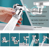 1080 Degree Rotatable Splash Filter Faucet Universal Kitchen Water Faucet Extender Sprayer Sink Extension Hand Washing Device