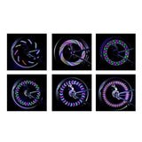 14 LED Spoke Light Motorcycle Cycling Bike Wheel Signal Tire Spoke Light 30-patterns Bicycle Spoke Light Bicycle Lamp
