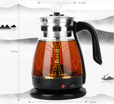 220V 1L Electric Kettle Automatic Tea Cooking Pot Glass Steaming Health Preserving Pot Multi Cooker Household Kettle