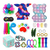 Popits Fidget Toys Push Bubble Fidget Sensory Toy Autism Special Needs Stress Reliever simple dimple игрушки для детей