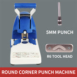 R6 Fillet punching machine Multi-function chamfer manual fillet cutting machine Photo trimming chamfer card cutter paper punchin