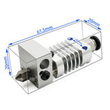 1Set 3D Printer Parts All Metal Hotend Extruder Kit for CR-10/10S Ender 3/3S B2EF