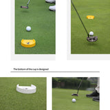 1Pc Golf Hole Cup Aluminum Alloy Golf Practice Putting Cup Multiple Colour Unzip Golf Putting Trainer Golf Training Aid Supplies