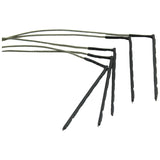 15 Pcs Bendable Acoustic Guitar Transducer Sensitivity Piezo Bridge Pickup Cable