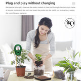 3 in 1 Soil Moisture Fertility Meter Water PH Tester Fertility Soil Meter Gardening Detector for Plants PH Monitor Detector