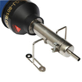 220V 450W 450 Degree LCD Adjustable Electronic Heat Hot Air Gun Desoldering Soldering Station IC SMD BGA Rework 4 Nozzle