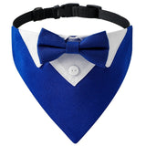 Formal Pet British Wedding Party Suit Scarf Bow Tie Collar Dog Triangle Towel Saliva Towel Pet Clothes Decoration Accessories