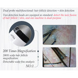 15 Inch 16G Professional Scalp Hair Follicle Oil Moisture Magnifying Detector Analyzer Skin UV Pigment Tester Hair Treatment