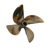 2x RC Boats 6717 4-Blade Propeller 26cc 67mm OD for 6.35mm 1/4" Prop Shaft Boats