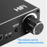 Audio Converter Bluetooth-compatible 5.0 Receiver U Disk D/A Optical Coaxial To Stereo 3.5mm R/l Adapter