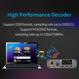 Xduoo XD05 BAL Dual ES9038 Chip HD Bluetooth Protable HIFI Balanced DAC Headphone Amplifier AMP 1000mW output DSD512 PCM 768khz