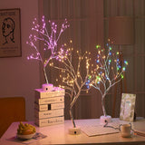 LED night light bonsai tree light sky full of stars lighting holiday lights home party wedding interior decoration night light