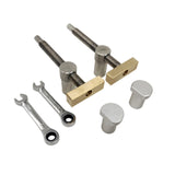 Woodworking Desktop Clip Adjustable Clamp W/ Bench Dog Holes Stop Fast Fixed Clip Quick Fixture Clamping Tool Kit WorkBench Tool